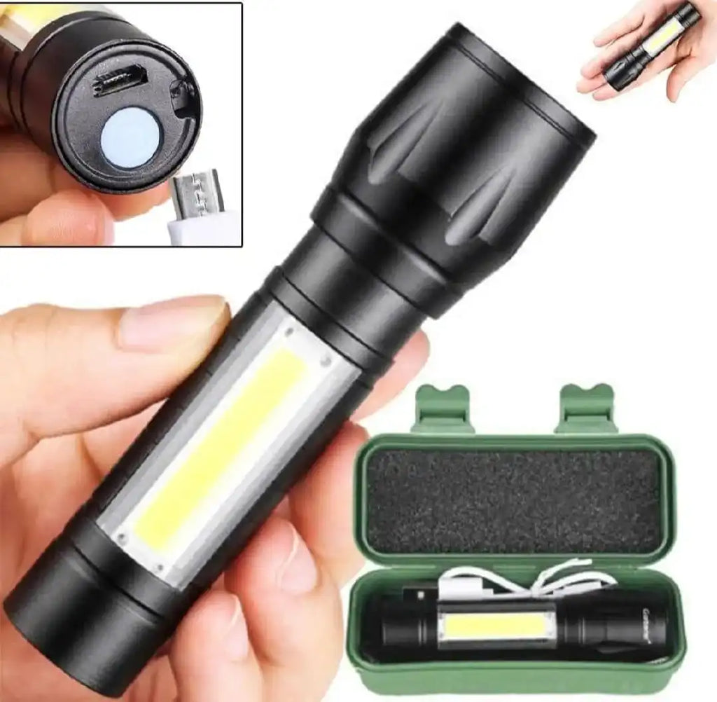 Portable USB Rechargeable Super Bright Mini Flashlight