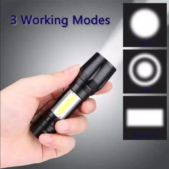 Portable USB Rechargeable Super Bright Mini Flashlight