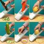 5 in 1 vegetable slicer with Drainer