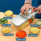 5 in 1 vegetable slicer with Drainer