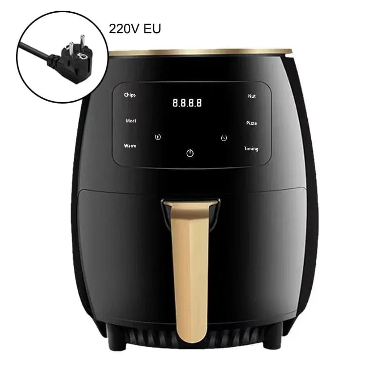 Silver Crest S-18 Air Fryer - XL Digital, Touch Screen, 4 Presets, Compact Design,