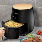 Silver Crest S-18 Air Fryer - XL Digital, Touch Screen, 4 Presets, Compact Design,