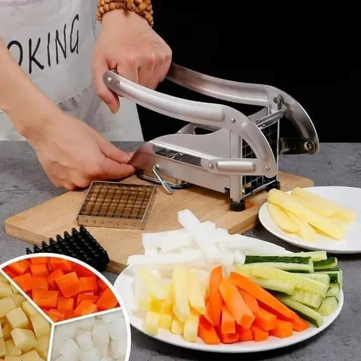Stainless Steel French Fries Potato Cutter Slicer Potato Chips Making Machine