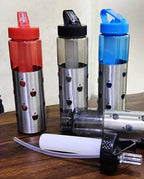 Water Bottle for Travelling/Steel Water Bottle with Ice Pack/Water Bottle with Sipper for Gym
