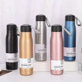 New Mat Shade Stainless Steel Water Bottle with Top Rope (Box Packing)