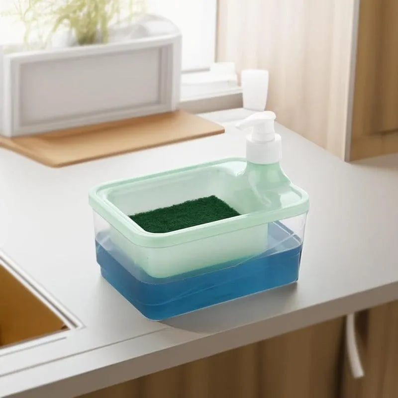 Imperial Liquid Soap And Sponge Dispenser (Big size🤩)