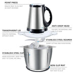 Meat Grinder Chopper 3L,Electric Stainless Steel Meat Chopper, High-quality Household Grinder Chopper Blender