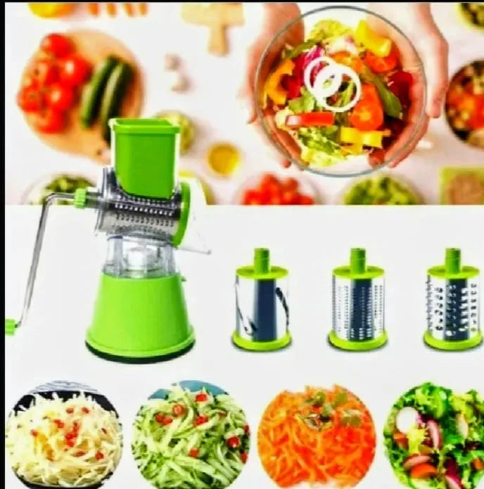 Multi-Function Hand Rotary Vegetable Cutter