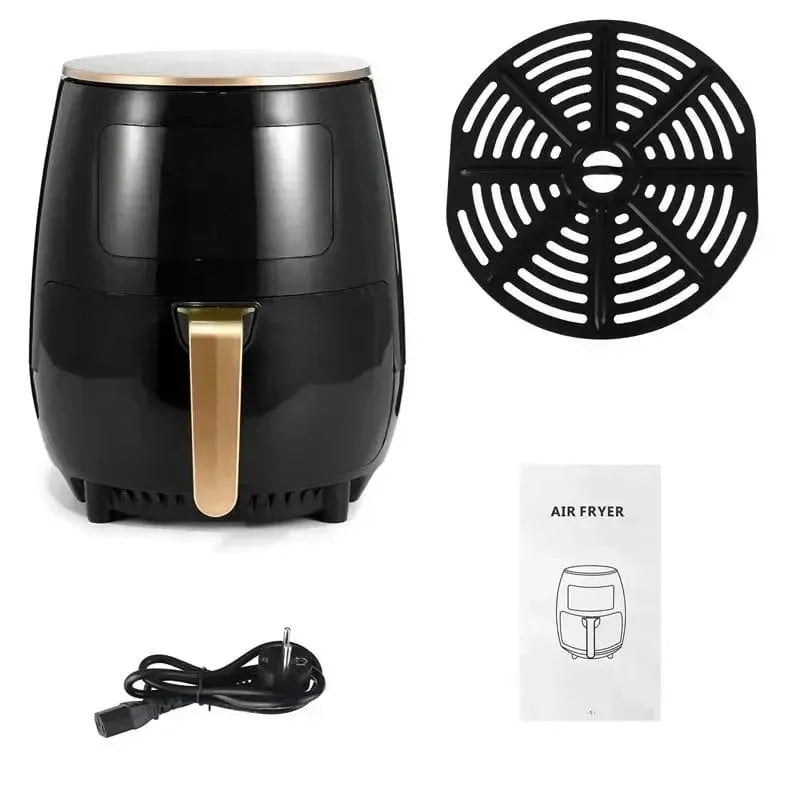 Silver Crest S-18 Air Fryer - XL Digital, Touch Screen, 4 Presets, Compact Design,