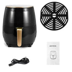 Silver Crest S-18 Air Fryer - XL Digital, Touch Screen, 4 Presets, Compact Design,