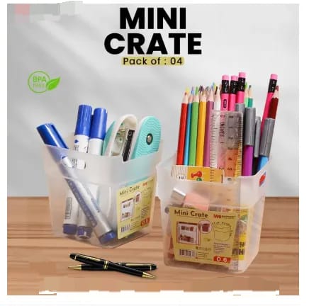 Maxware Household New Arrival Mini Crate 4pcs pack