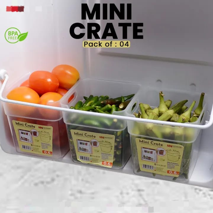 Maxware Household New Arrival Mini Crate 4pcs pack