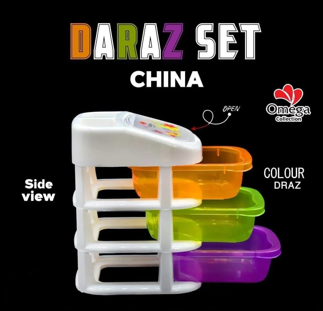 China daraz pack of 3 box set storage container